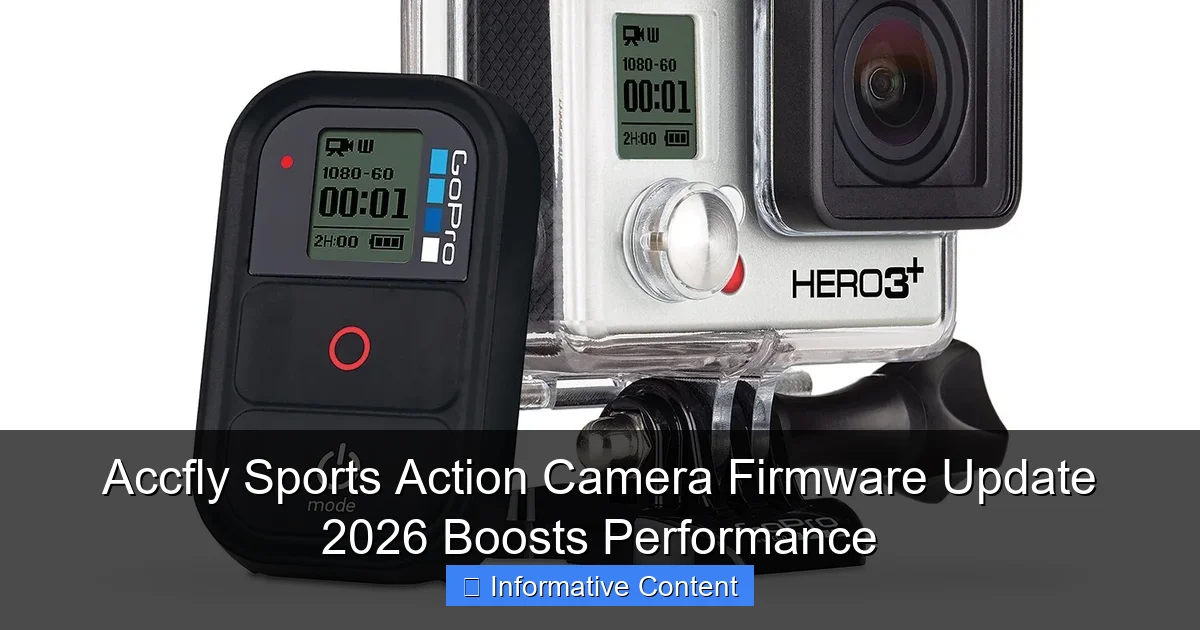 Accfly Sports Action Camera Firmware Update 2026 Boosts Performance