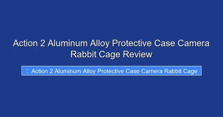 Action 2 Aluminum Alloy Protective Case Camera Rabbit Cage Review