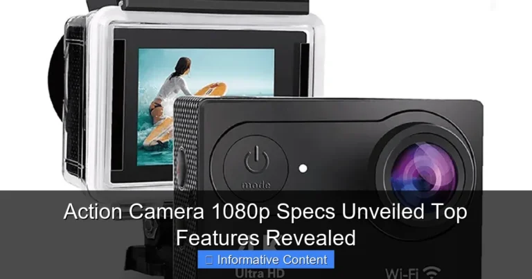 Action Camera 1080p Specs Unveiled Top Features Revealed