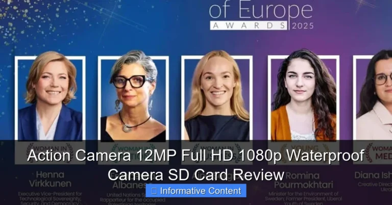 Action Camera 12MP Full HD 1080p Waterproof Camera SD Card Review