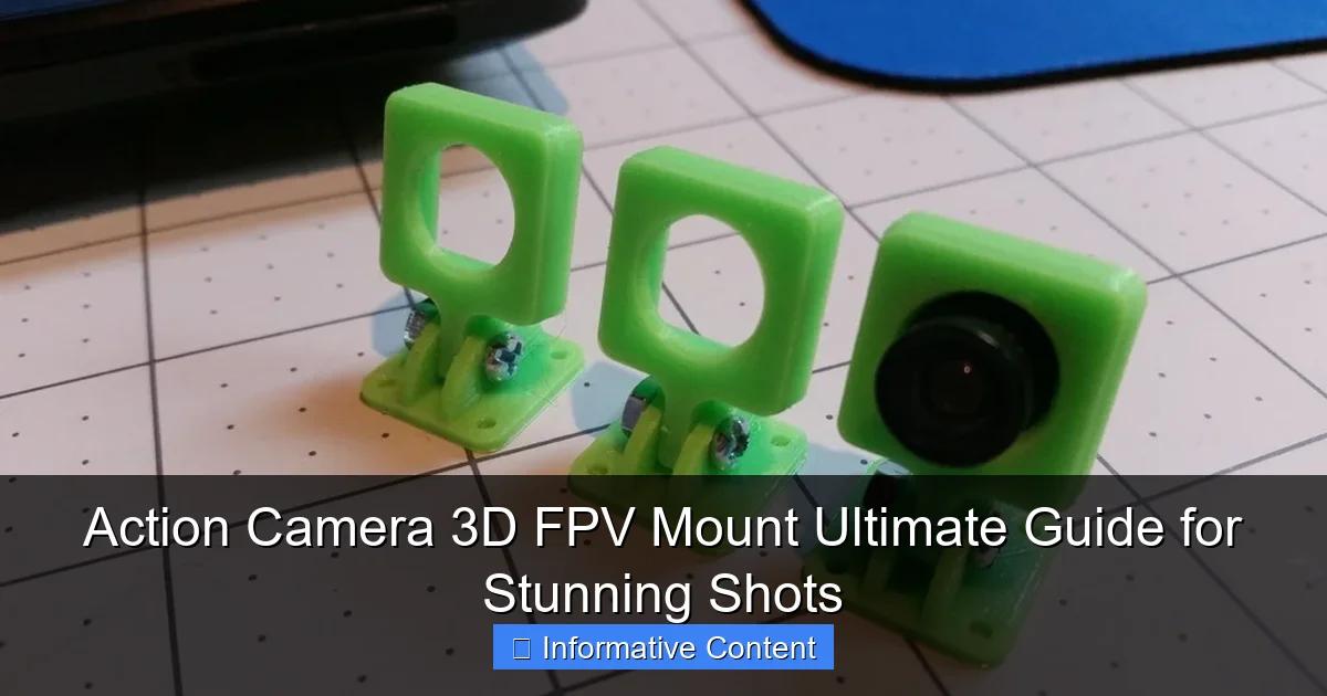 Action Camera 3D FPV Mount Ultimate Guide for Stunning Shots