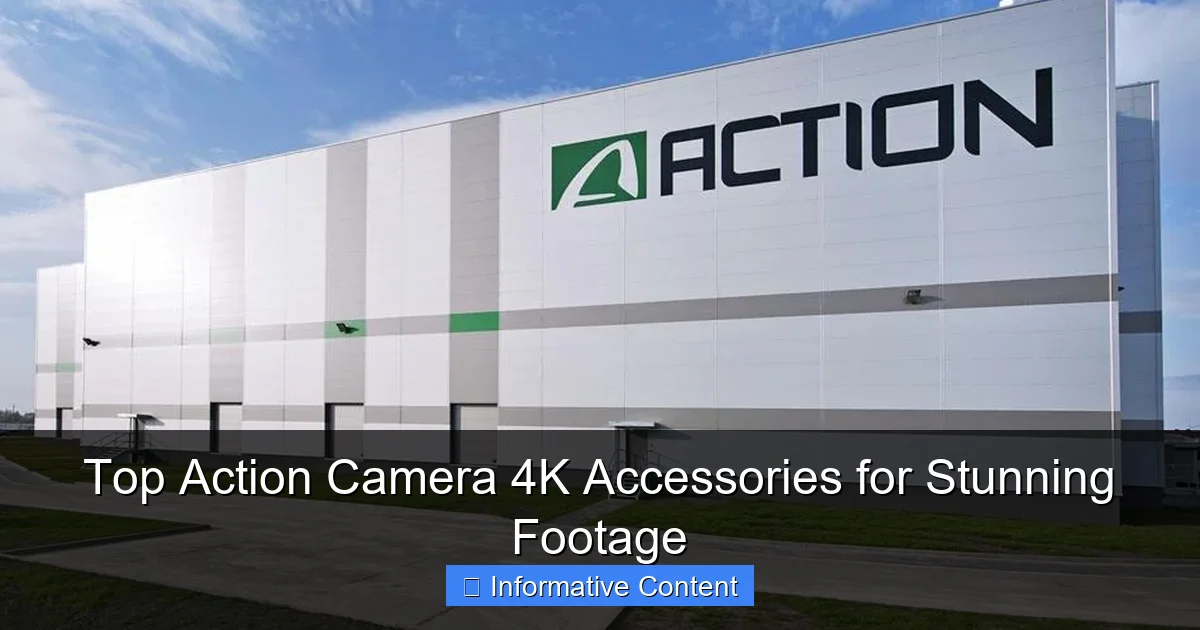 Top Action Camera 4K Accessories for Stunning Footage