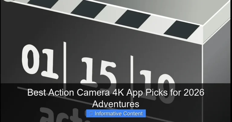 Best Action Camera 4K App Picks for 2026 Adventures