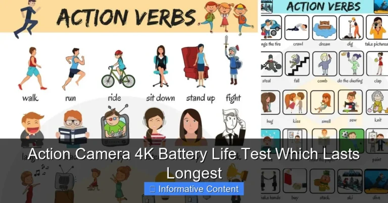 Action Camera 4K Battery Life Test Which Lasts Longest