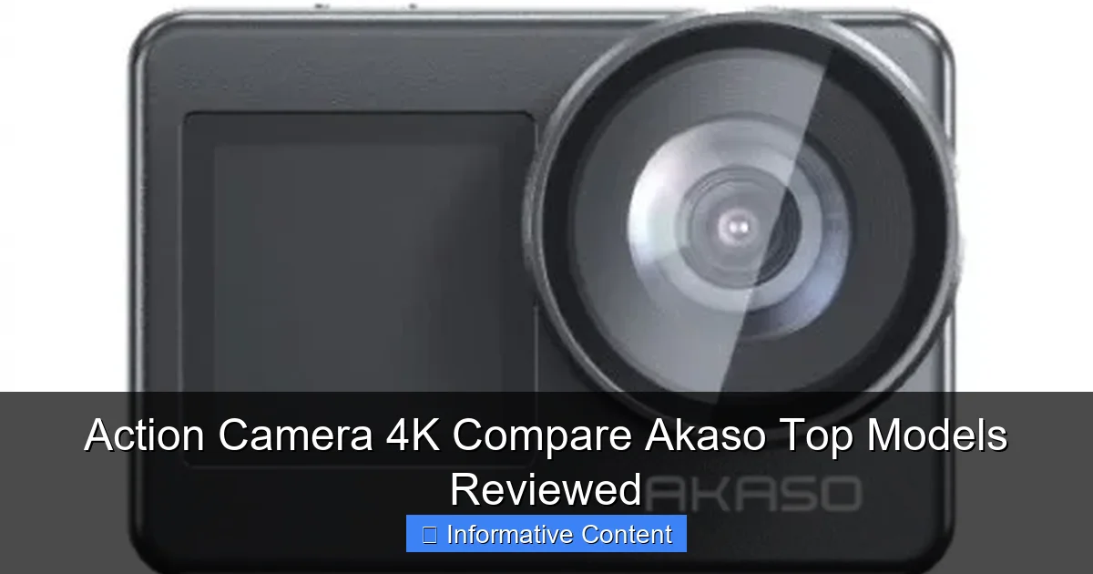 Action Camera 4K Compare Akaso Top Models Reviewed