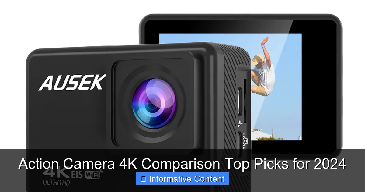 Action Camera 4K Comparison Top Picks for 2024