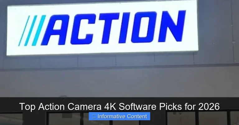 Top Action Camera 4K Software Picks for 2026