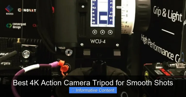 Best 4K Action Camera Tripod for Smooth Shots
