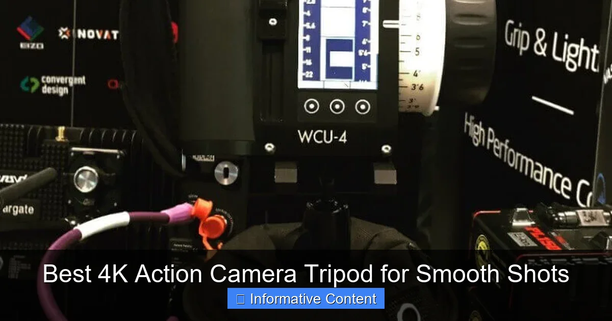 Best 4K Action Camera Tripod for Smooth Shots