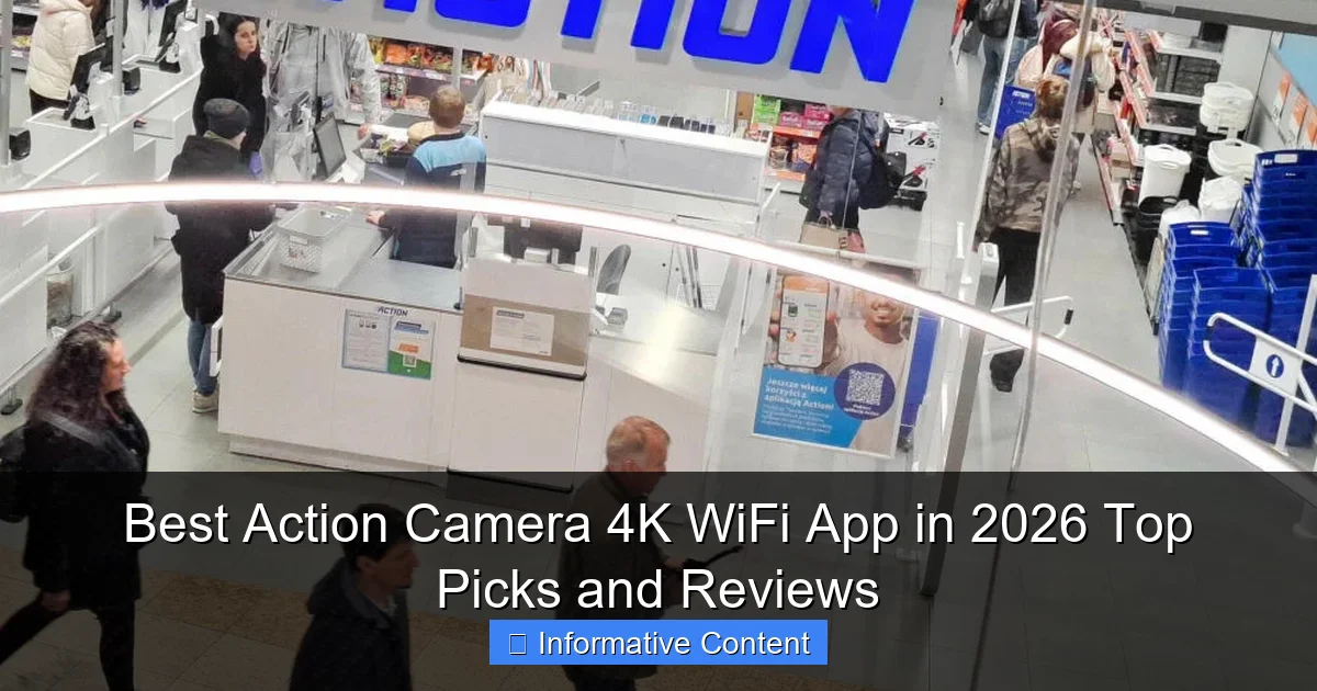 Best Action Camera 4K WiFi App in 2026 Top Picks and Reviews