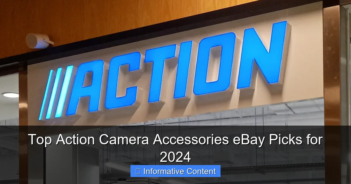Top Action Camera Accessories eBay Picks for 2024
