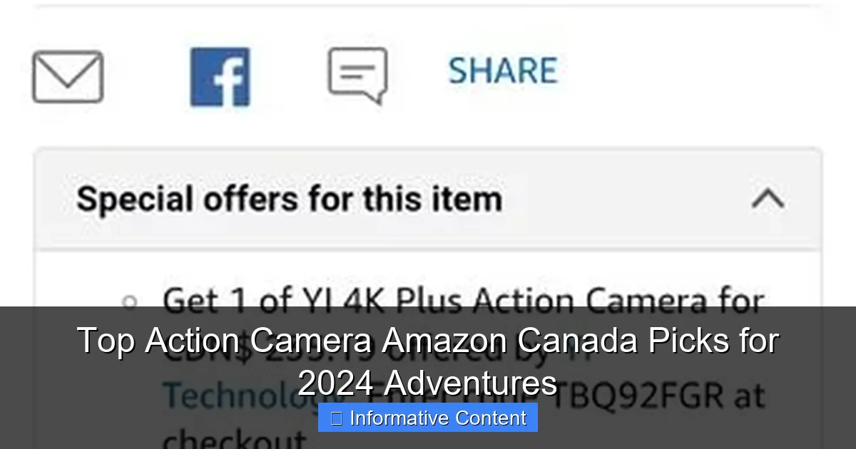 Top Action Camera Amazon Canada Picks for 2024 Adventures