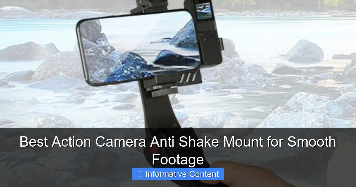 Best Action Camera Anti Shake Mount for Smooth Footage
