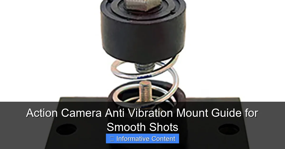 Action Camera Anti Vibration Mount Guide for Smooth Shots
