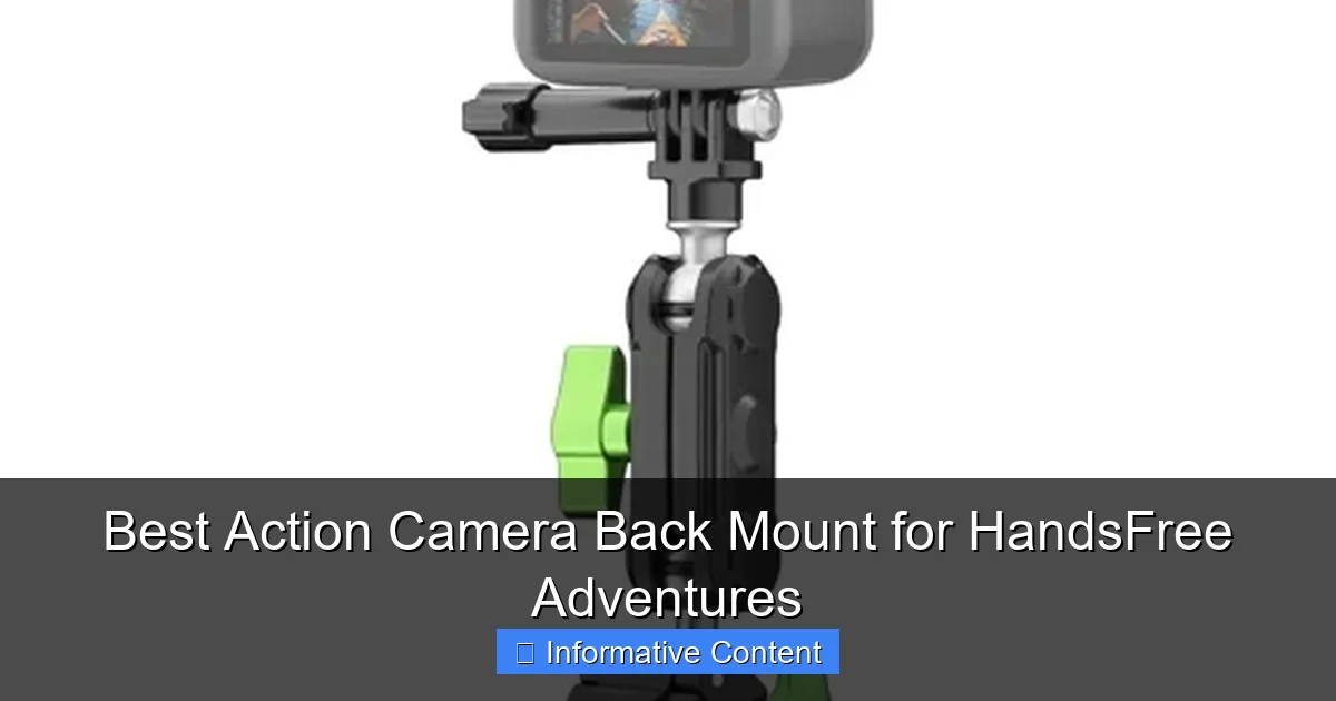 Best Action Camera Back Mount for HandsFree Adventures