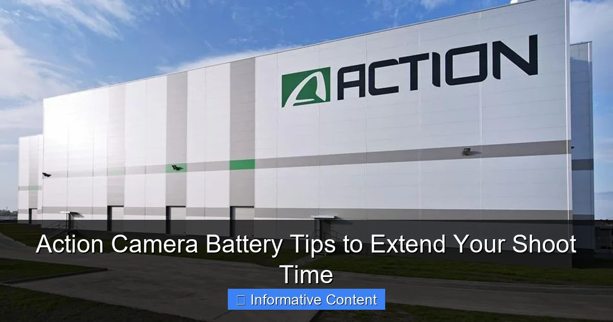 Action Camera Battery Tips to Extend Your Shoot Time