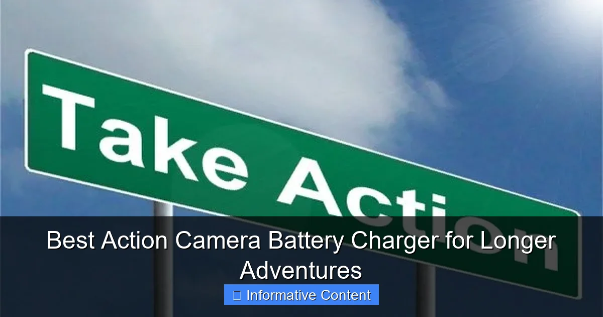 Best Action Camera Battery Charger for Longer Adventures