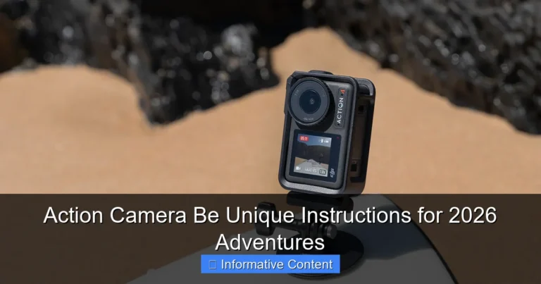 Action Camera Be Unique Instructions for 2026 Adventures