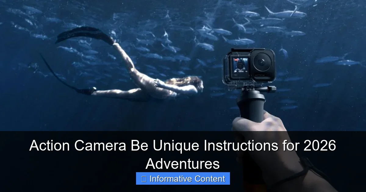 Action Camera Be Unique Instructions for 2026 Adventures