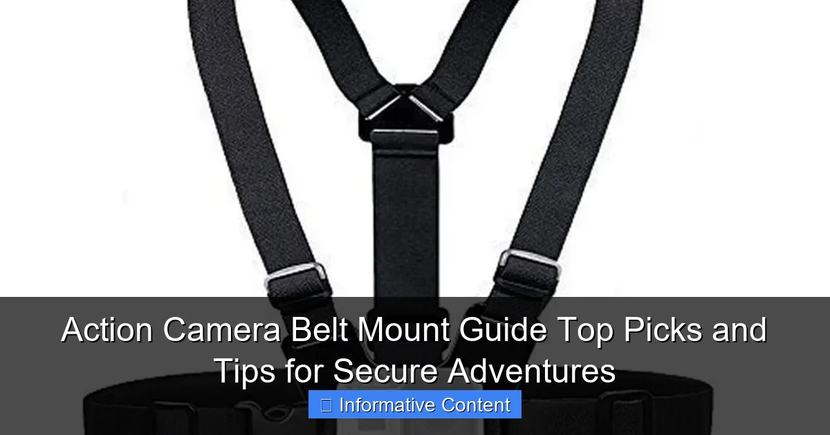Action Camera Belt Mount Guide Top Picks and Tips for Secure Adventures