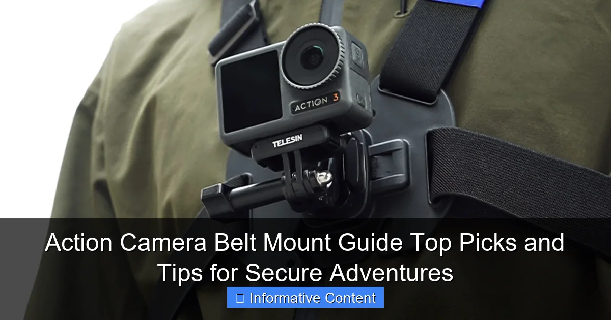 Action Camera Belt Mount Guide Top Picks and Tips for Secure Adventures