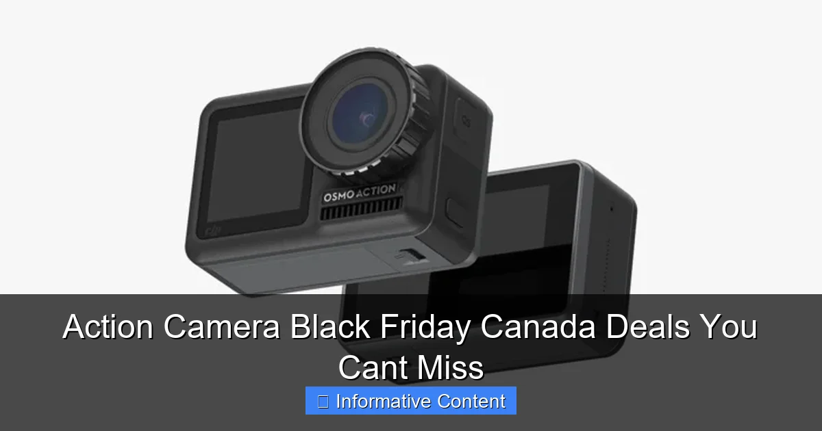 Action Camera Black Friday Canada Deals You Cant Miss