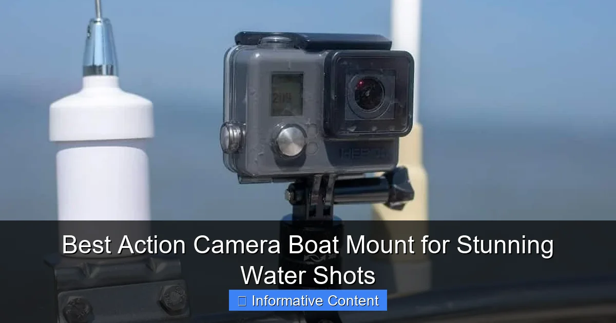 Best Action Camera Boat Mount for Stunning Water Shots
