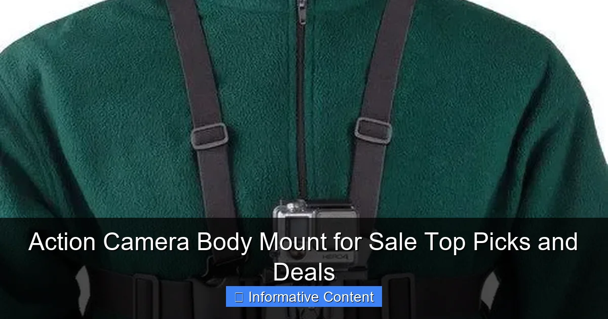 Action Camera Body Mount for Sale Top Picks and Deals