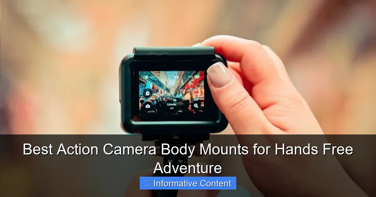 Best Action Camera Body Mounts for Hands Free Adventure
