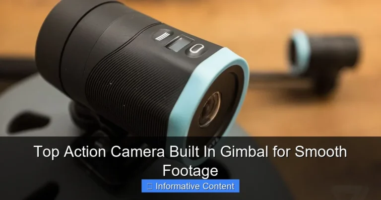 Top Action Camera Built In Gimbal for Smooth Footage