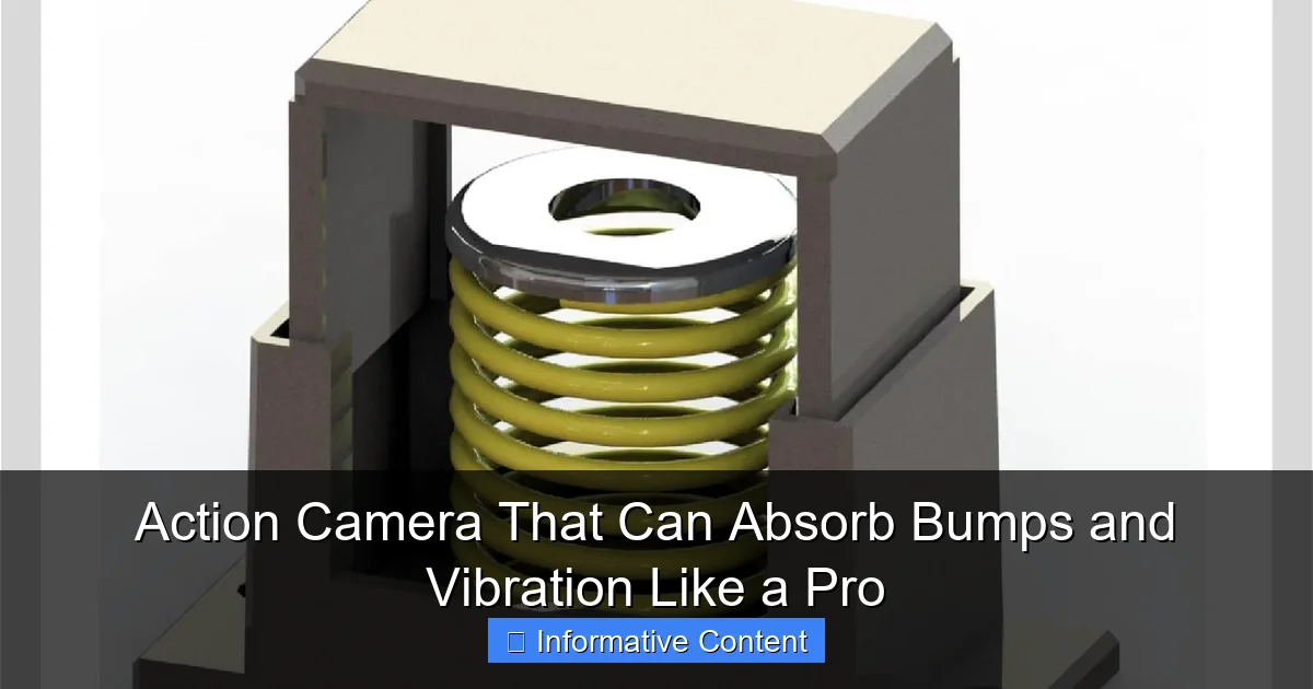 Action Camera That Can Absorb Bumps and Vibration Like a Pro