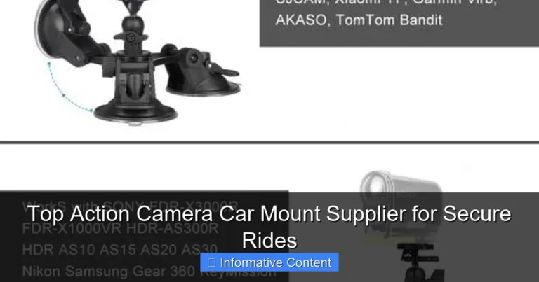 Top Action Camera Car Mount Supplier for Secure Rides
