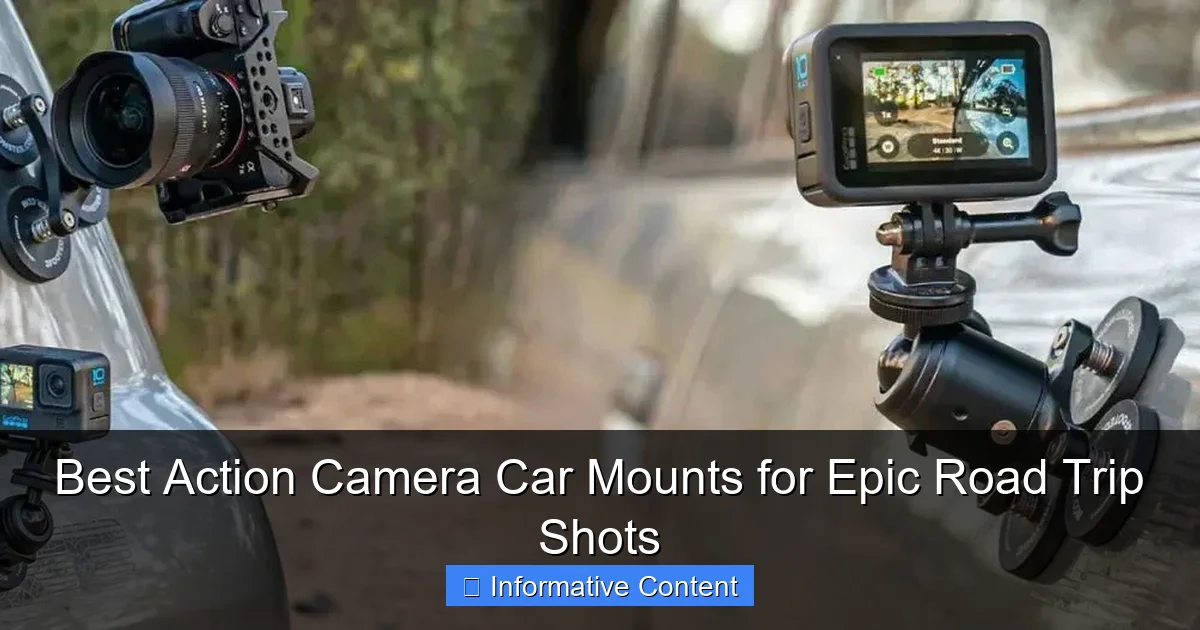 Best Action Camera Car Mounts for Epic Road Trip Shots