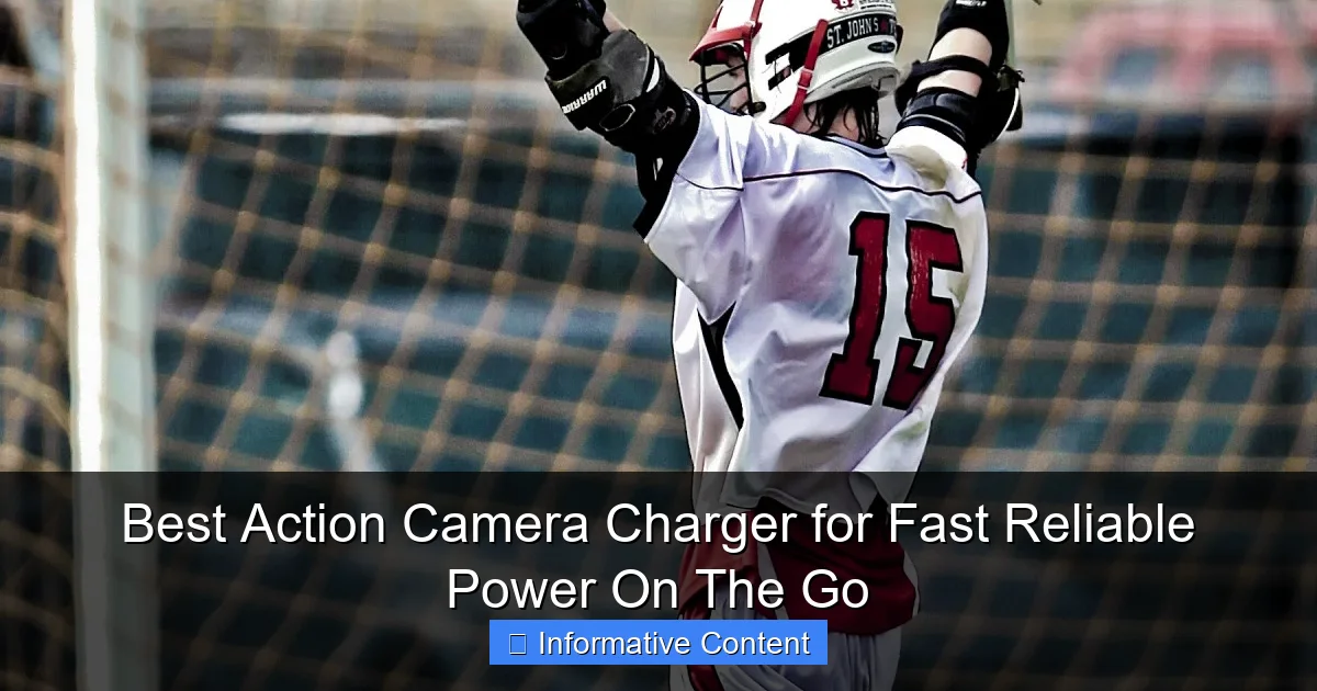 Best Action Camera Charger for Fast Reliable Power On The Go