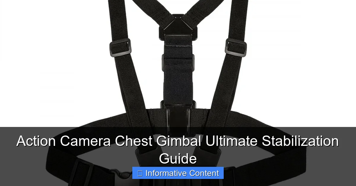 Action Camera Chest Gimbal Ultimate Stabilization Guide