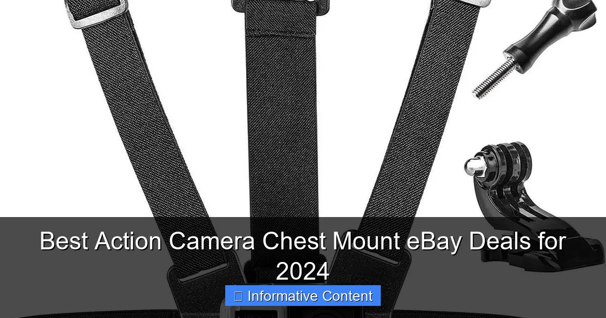 Best Action Camera Chest Mount eBay Deals for 2024