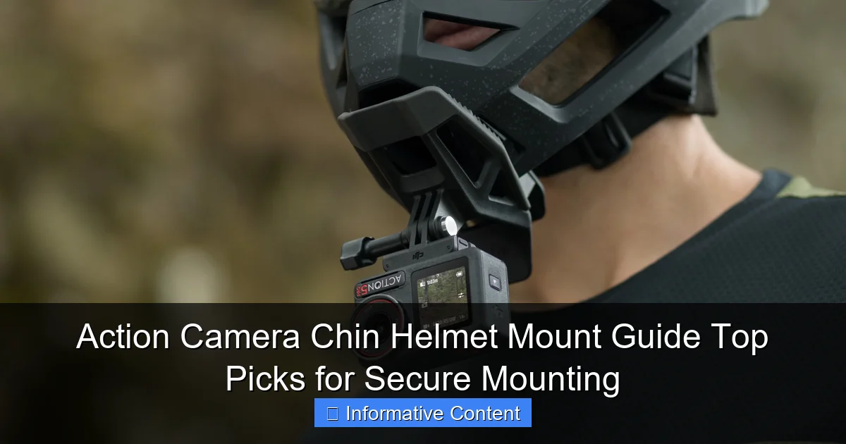Action Camera Chin Helmet Mount Guide Top Picks for Secure Mounting
