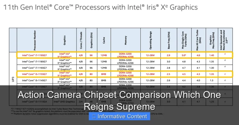 Action Camera Chipset Comparison Which One Reigns Supreme