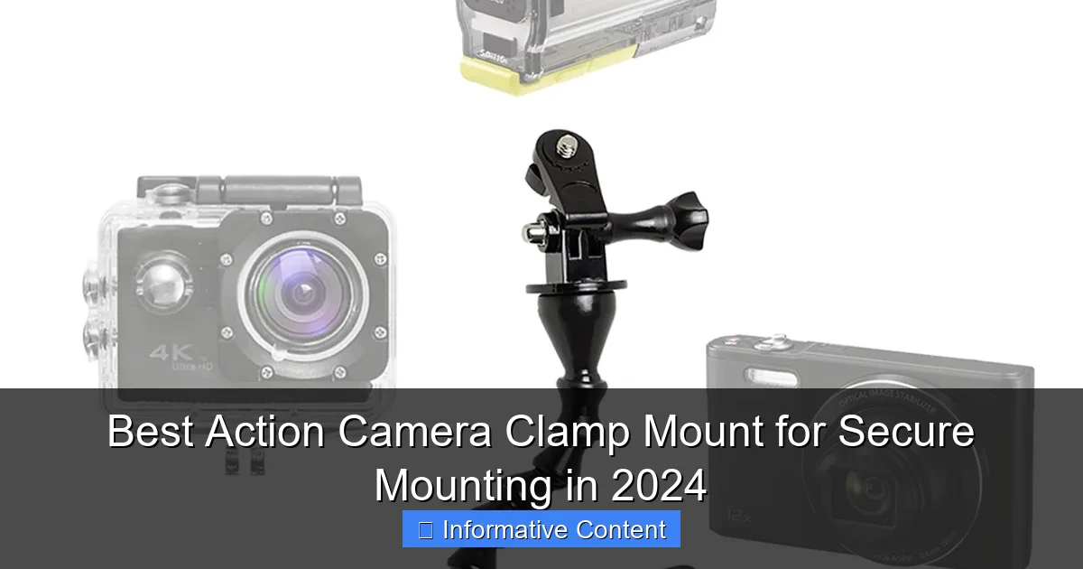 Best Action Camera Clamp Mount for Secure Mounting in 2024