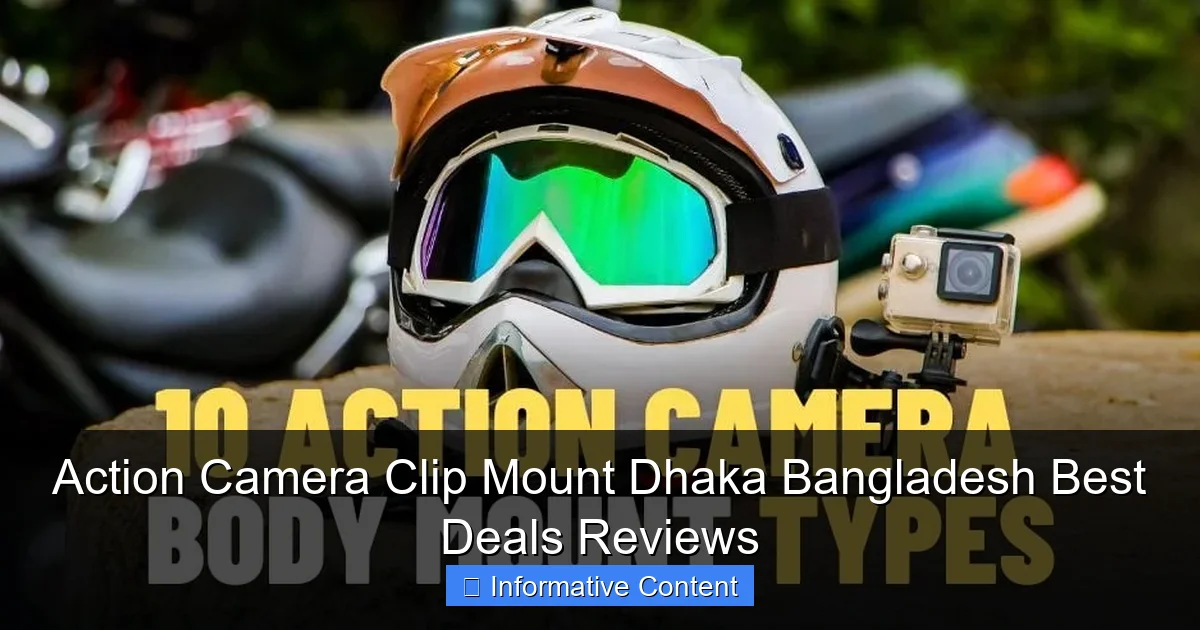 Action Camera Clip Mount Dhaka Bangladesh Best Deals Reviews