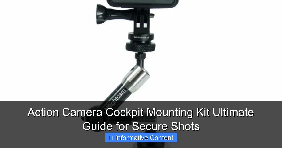 Action Camera Cockpit Mounting Kit Ultimate Guide for Secure Shots