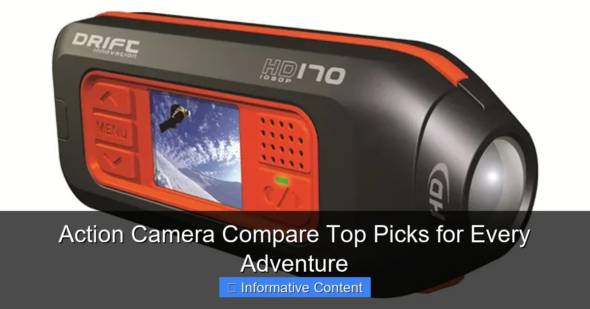 Action Camera Compare Top Picks for Every Adventure