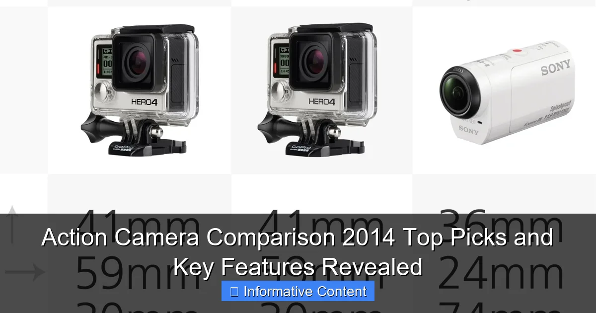 Action Camera Comparison 2014 Top Picks and Key Features Revealed