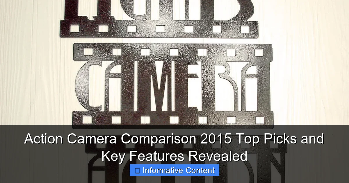Action Camera Comparison 2015 Top Picks and Key Features Revealed
