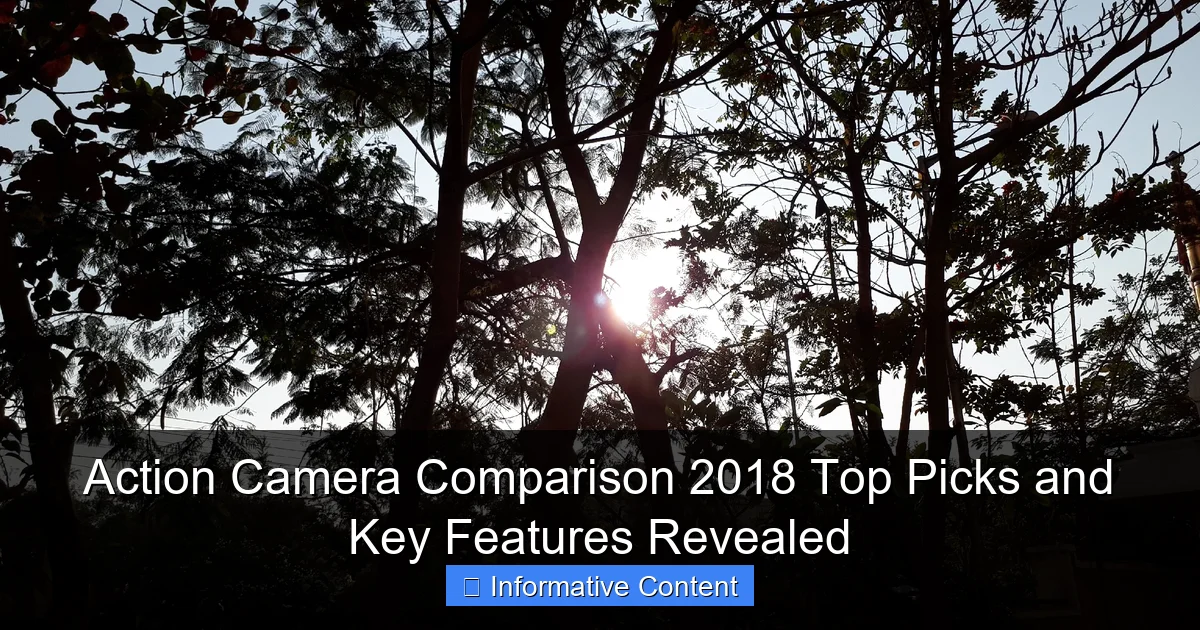 Action Camera Comparison 2018 Top Picks and Key Features Revealed