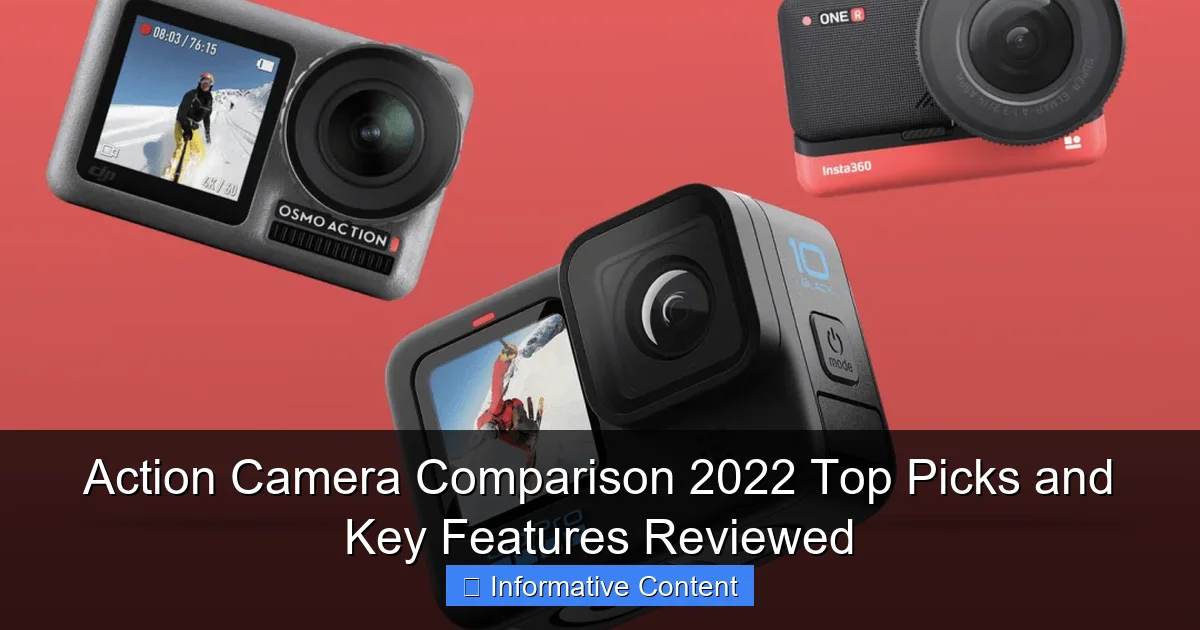 Action Camera Comparison 2022 Top Picks and Key Features Reviewed