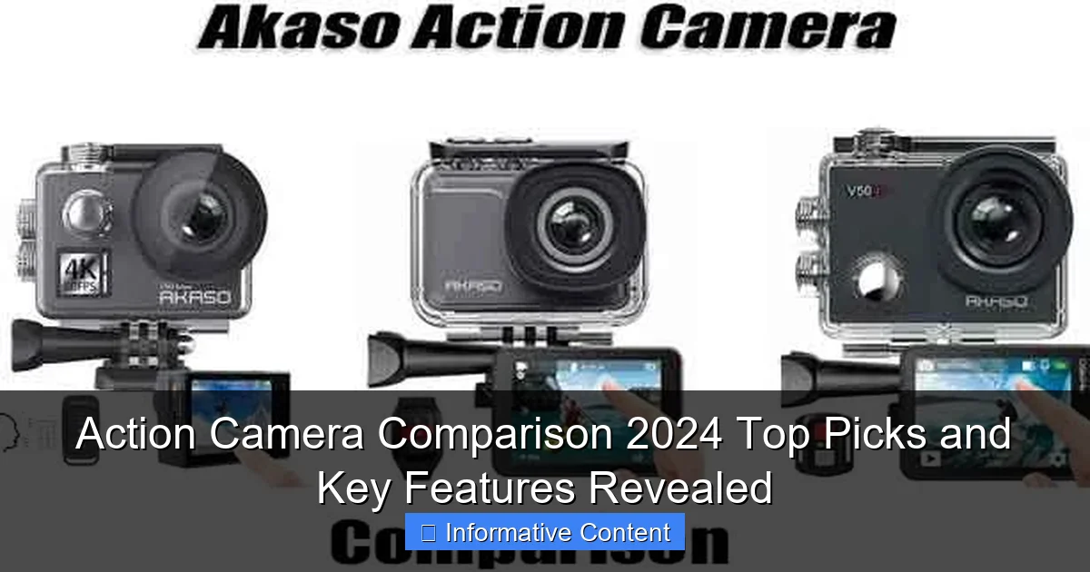 Action Camera Comparison 2024 Top Picks and Key Features Revealed