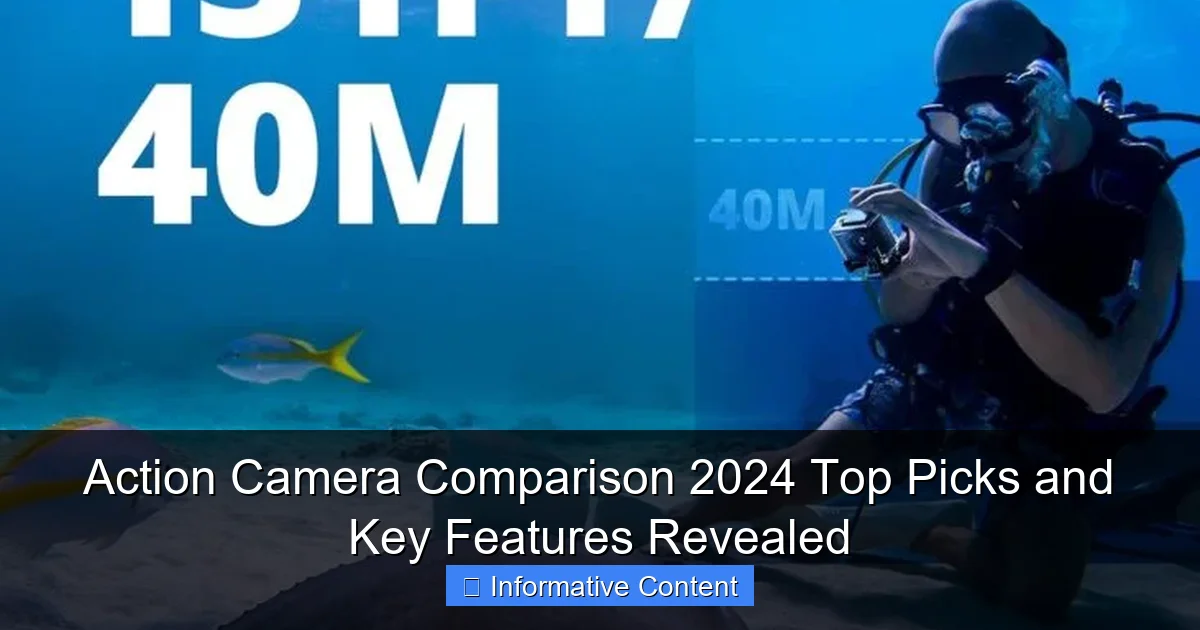 Action Camera Comparison 2024 Top Picks and Key Features Revealed