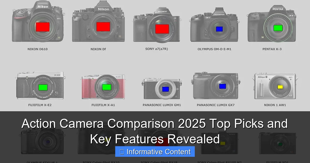 Action Camera Comparison 2025 Top Picks and Key Features Revealed