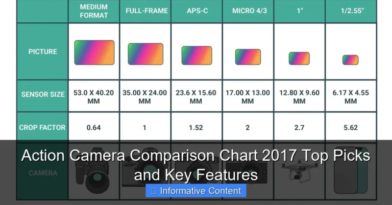 Action Camera Comparison Chart 2017 Top Picks and Key Features